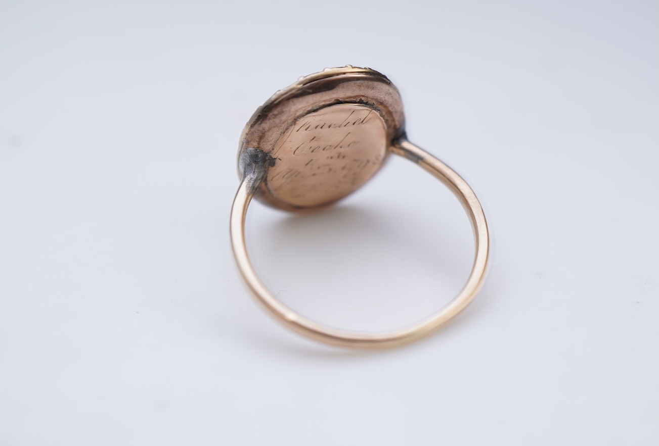 A collection of three antique rings, late 18th-19th century